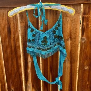 Fashion Terminal ~ Embroidered Crop Top (3/$15 Bundle)
